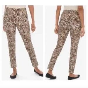 Chico's Leopard Print Juliet Ankle Pant Size 1.5 Slimming Ponte Legging